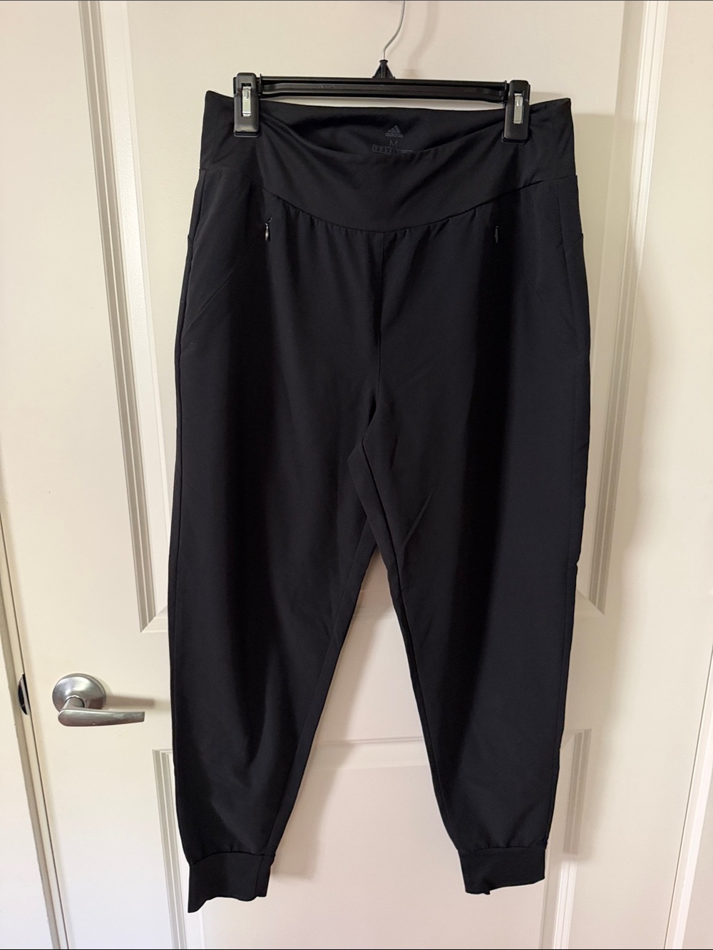adidas Black Performance Pants with Subtle Logo